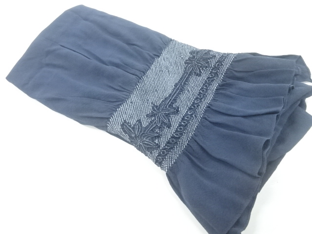 正絹　絞り笹模様男物兵児帯